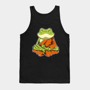 Frog at Yoga in Cross-legged Tank Top